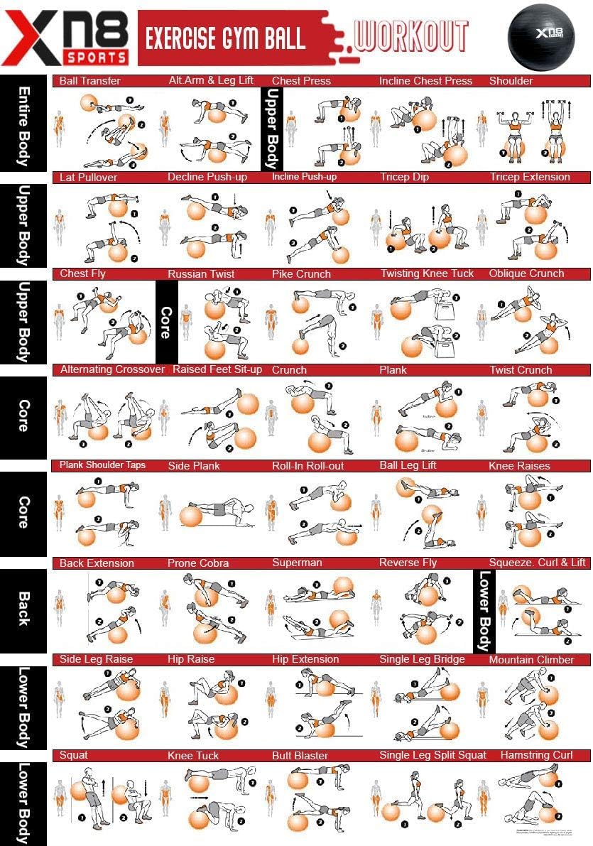 Xn8 Exercise yoga Ball for Pilates