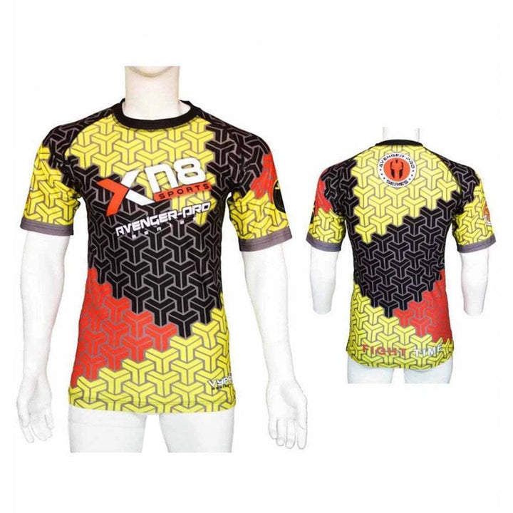 Xn8 Sports Rash Guard Yellow 